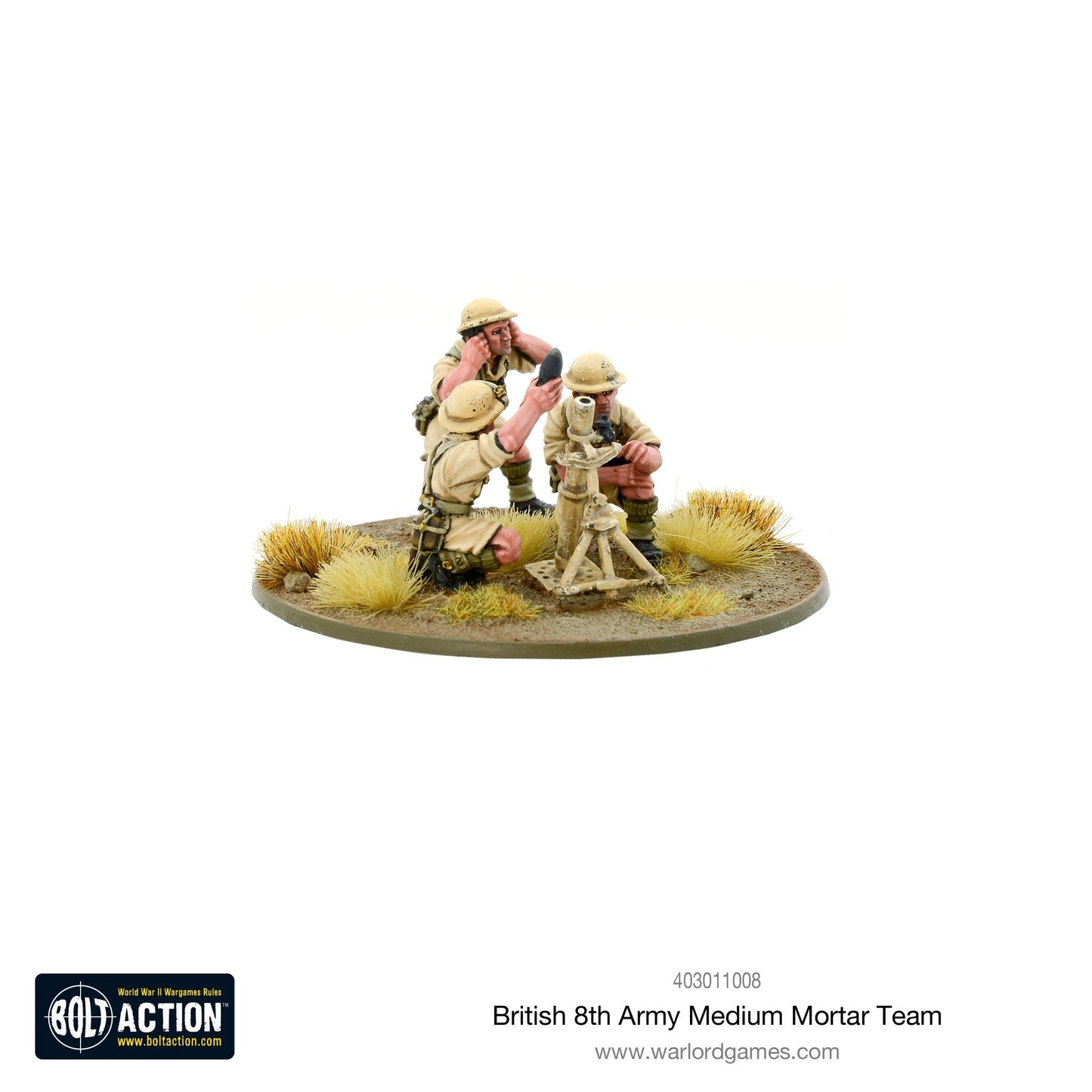 Bolt Action: 8th Army Medium Mortar Team