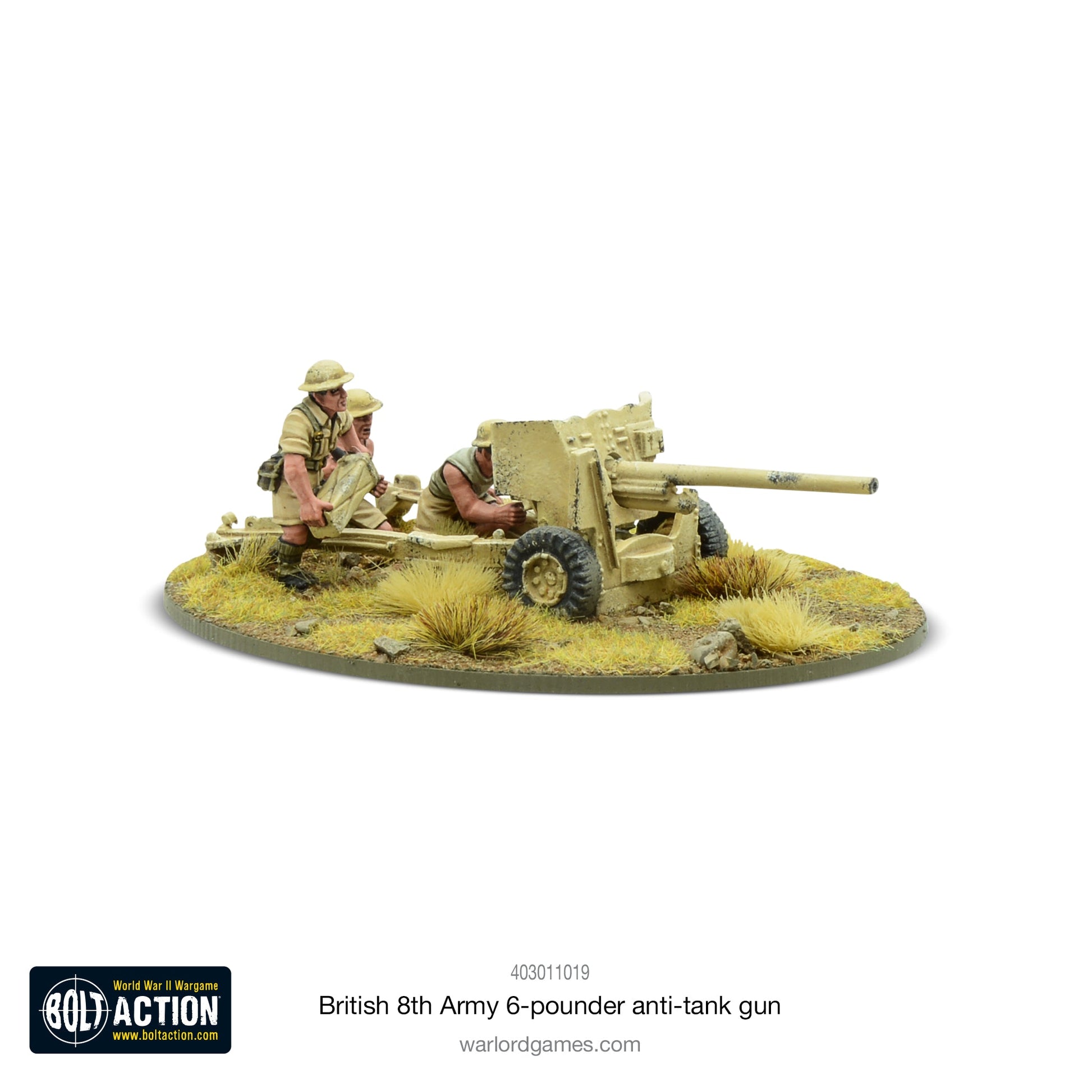 Bolt Action: 8th Army 6 pounder ATG