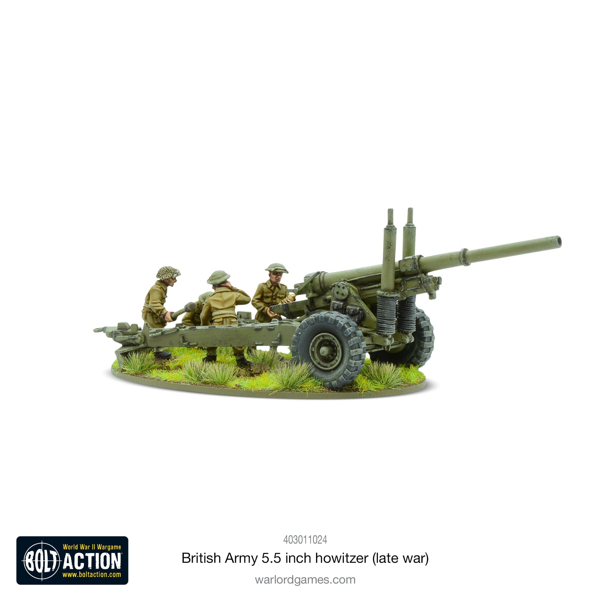 Bolt Action: British Army 5.5 inch Howitzer (Late War)