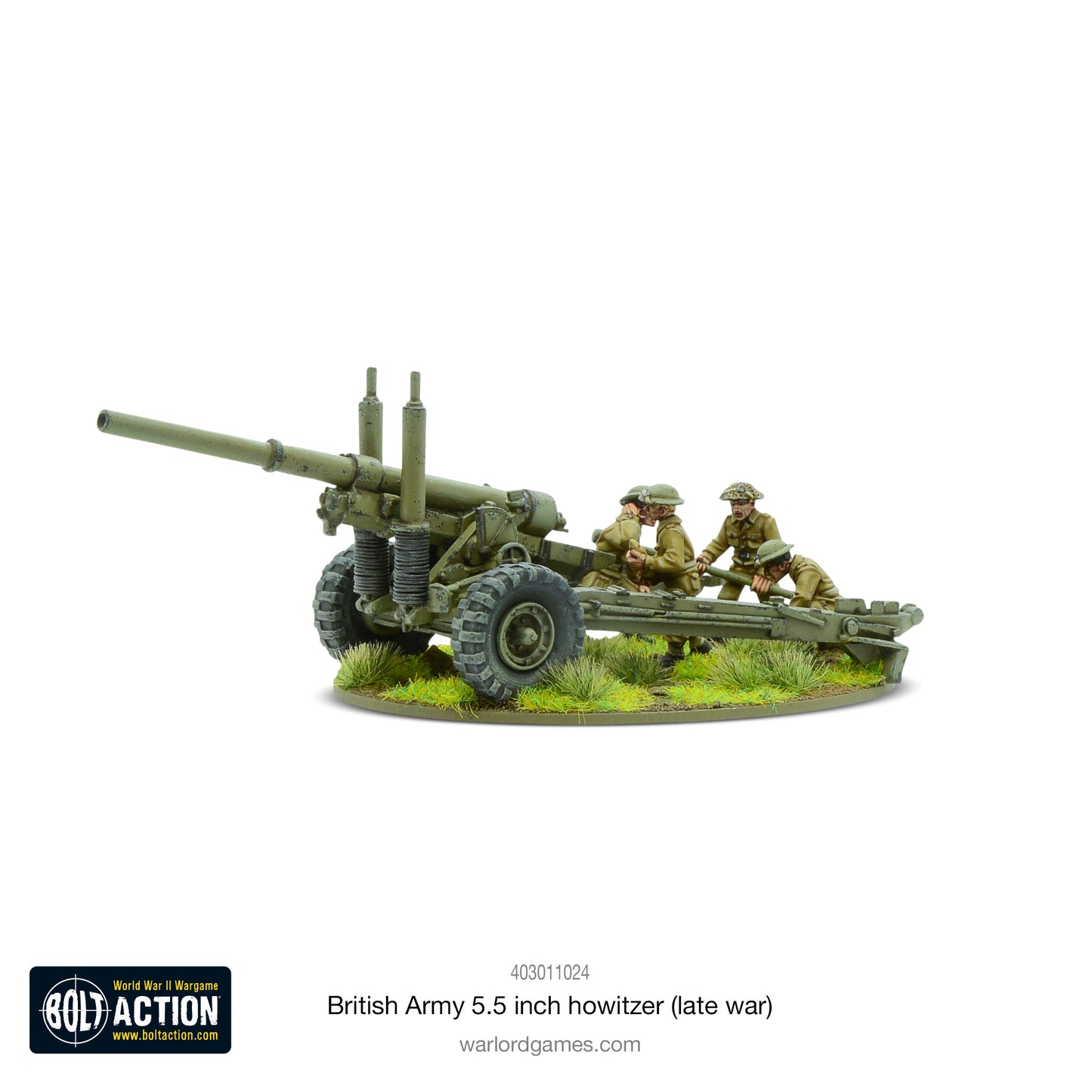 Bolt Action: British Army 5.5 inch Howitzer (Late War)