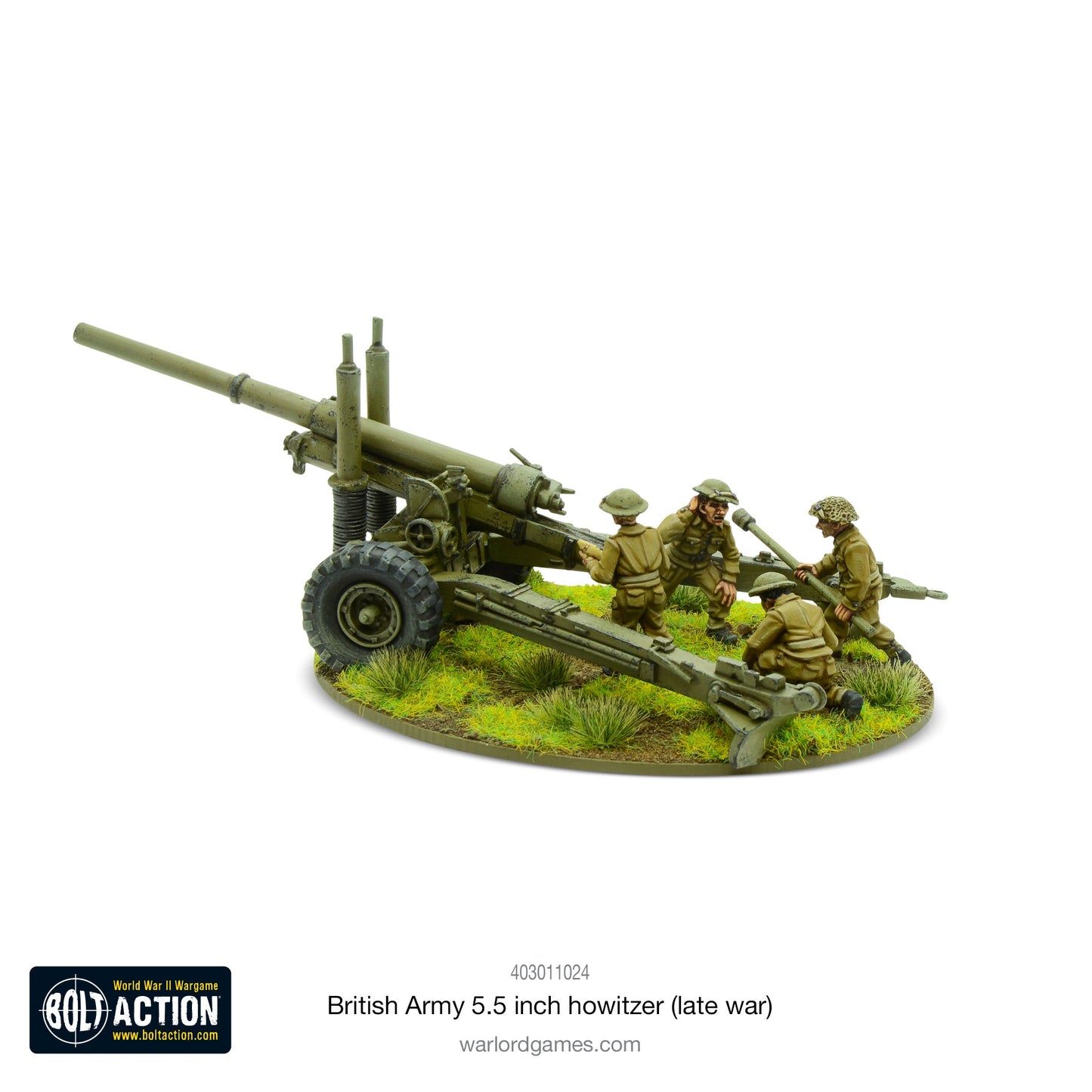 Bolt Action: British Army 5.5 inch Howitzer (Late War)