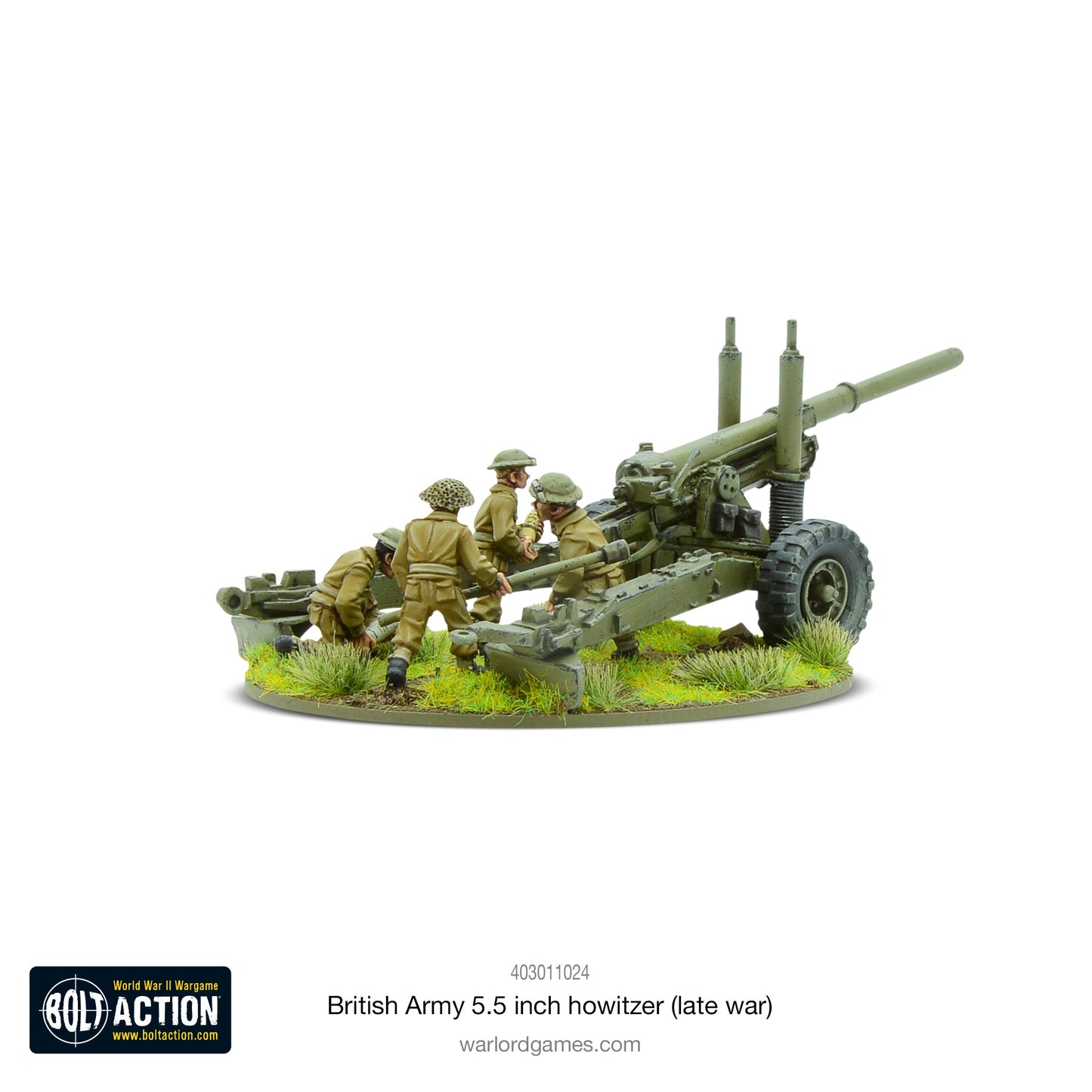Bolt Action: British Army 5.5 inch Howitzer (Late War)