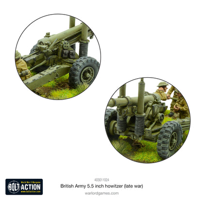Bolt Action: British Army 5.5 inch Howitzer (Late War)