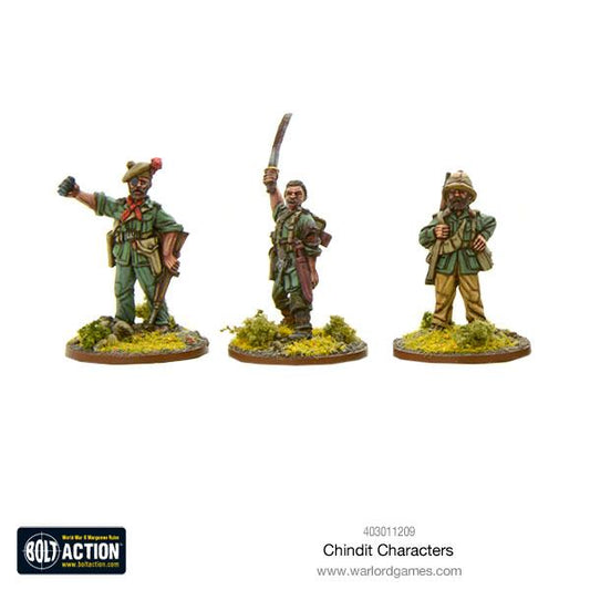 Bolt Action: Chindit characters