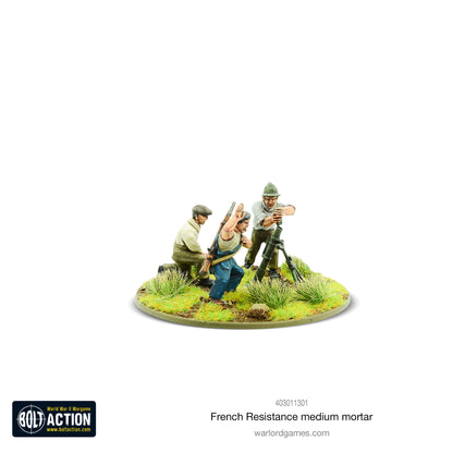 Bolt Action: French Resistance Medium Mortar team