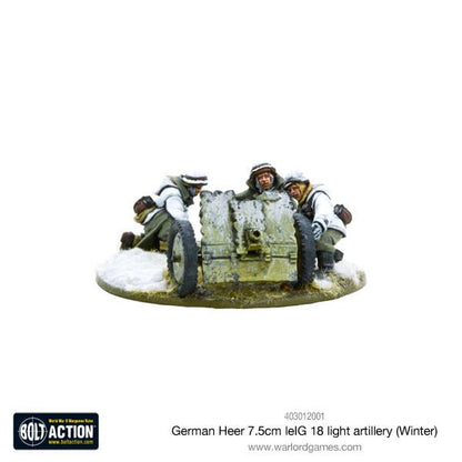 Bolt Action: German - German Heer 7.5cm leIG 18 light artillery (Winter)