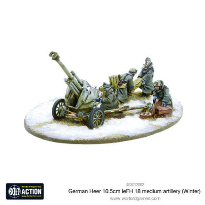 Bolt Action: German - German Heer 10.5cm leFH 18 medium artillery (Winter)