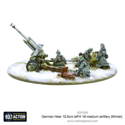 Bolt Action: German - German Heer 10.5cm leFH 18 medium artillery (Winter)