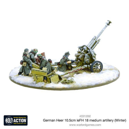 Bolt Action: German - German Heer 10.5cm leFH 18 medium artillery (Winter)
