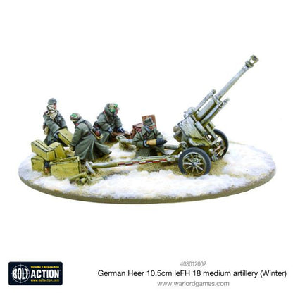 Bolt Action: German - German Heer 10.5cm leFH 18 medium artillery (Winter)
