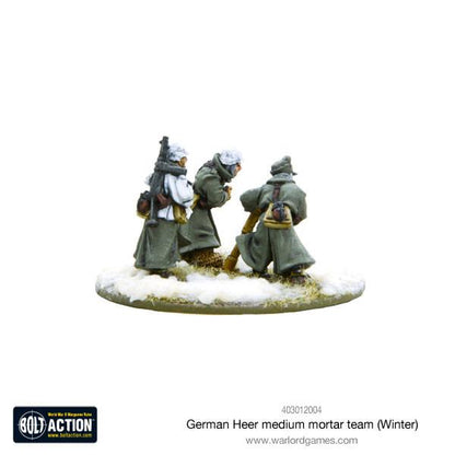 Bolt Action: German - German Heer Medium Mortar team (Winter)