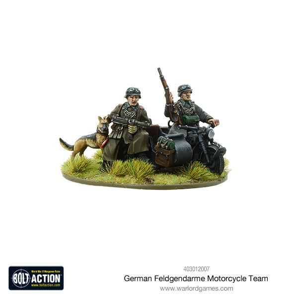 Bolt Action: German - German Feldgendarme motorcycle team