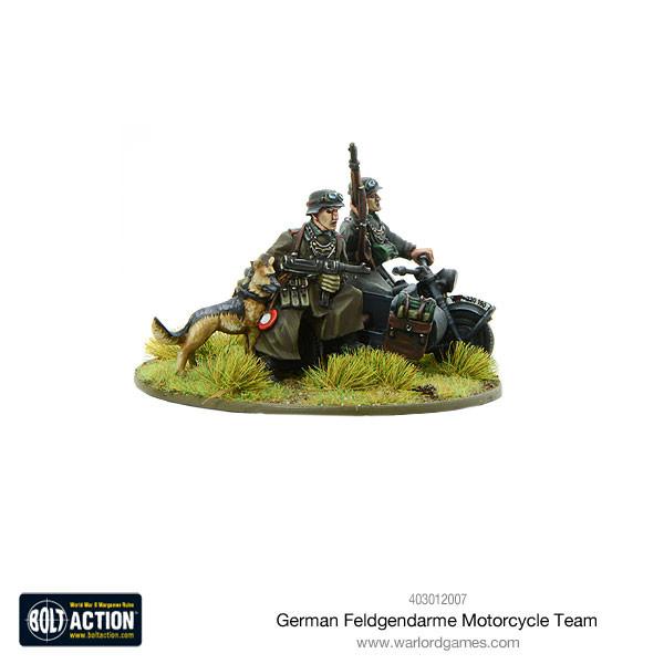 Bolt Action: German - German Feldgendarme motorcycle team