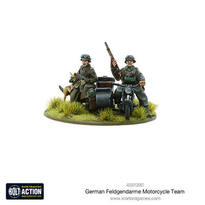 Bolt Action: German - German Feldgendarme motorcycle team