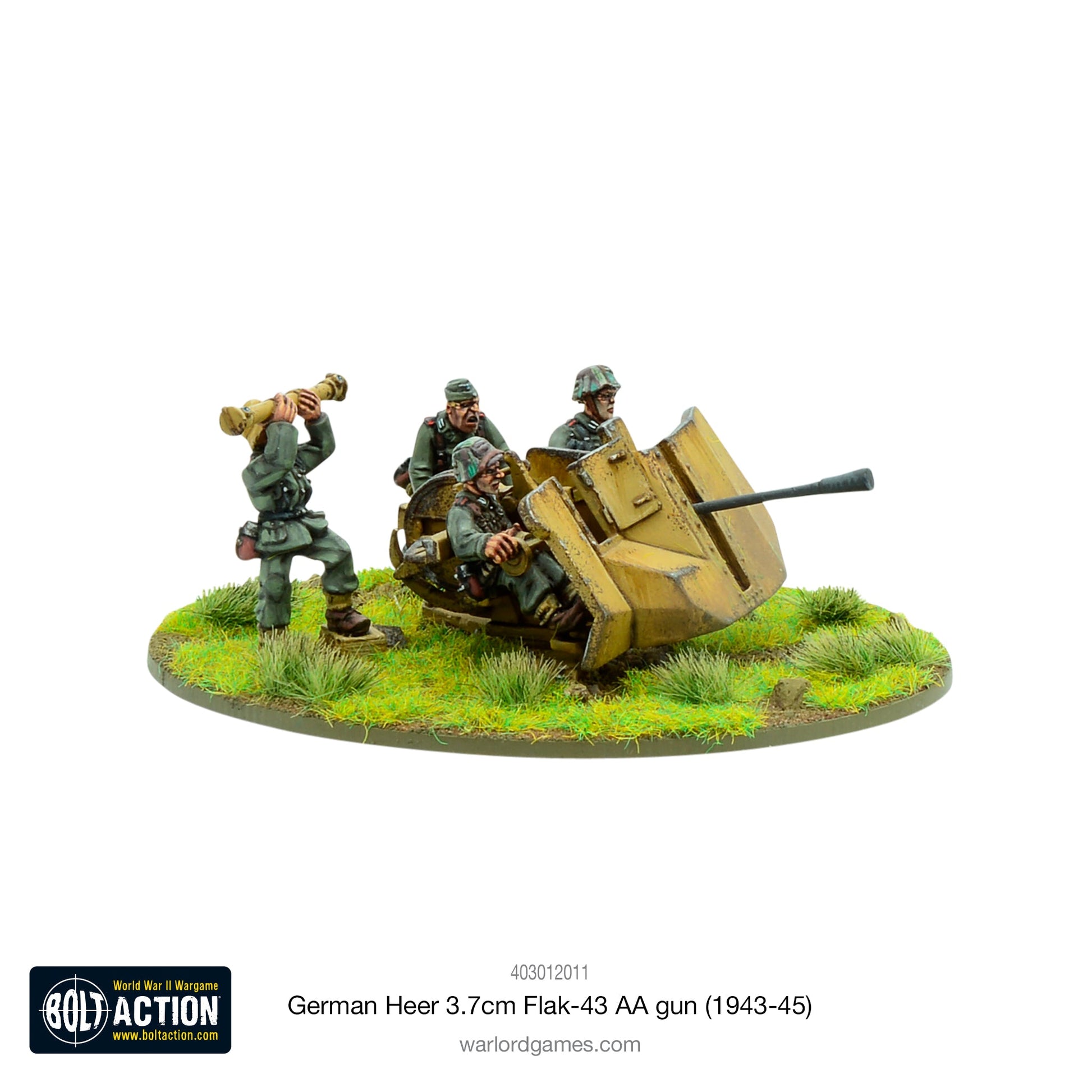 Bolt Action: German - German Heer 3.7cm Flak-43 AA gun (1943-45)
