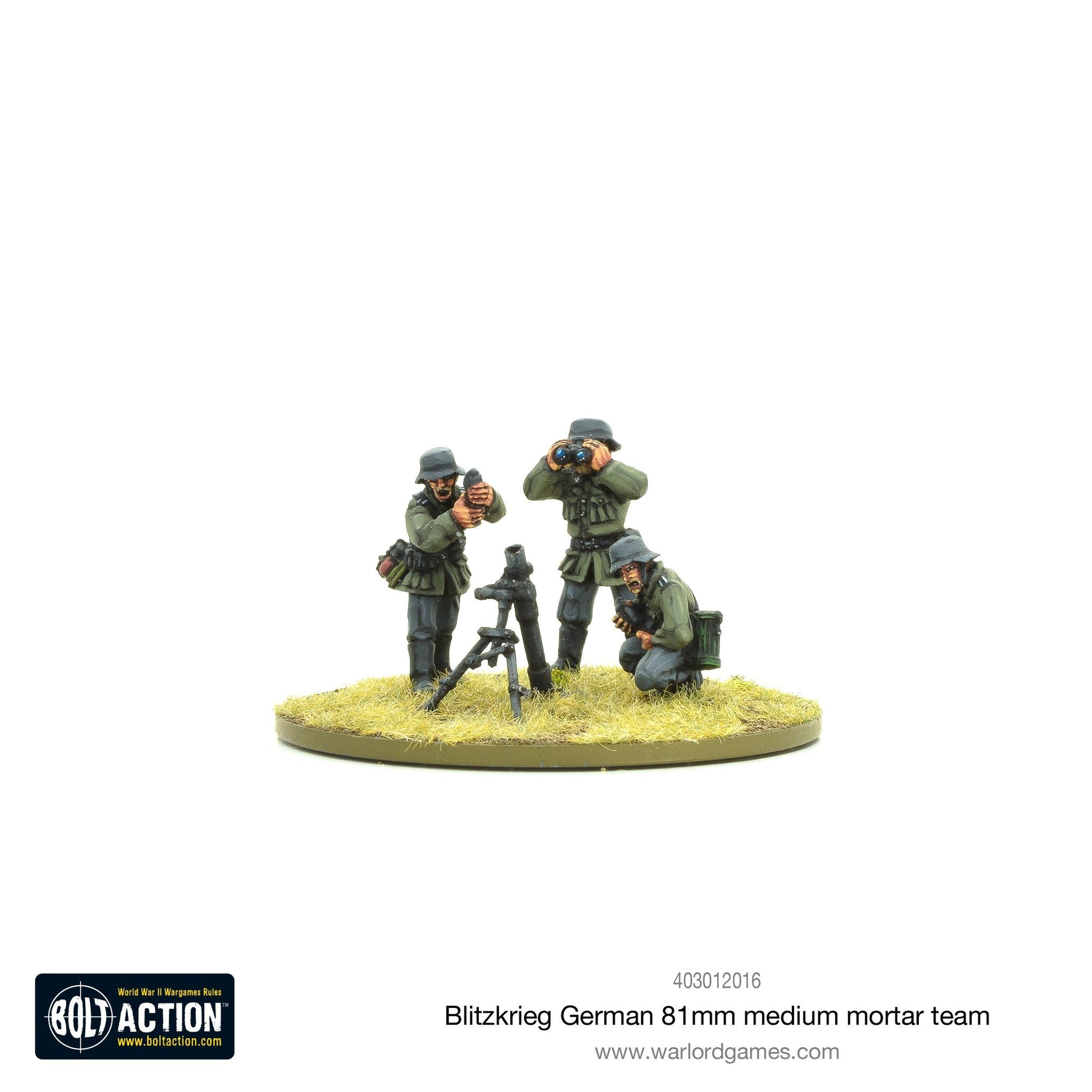 Bolt Action: German - Blitzkrieg German medium mortar team (1939-42)