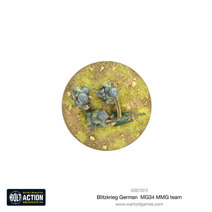 Bolt Action: German - Blitzkrieg German MG34 MMG team (1939-42)