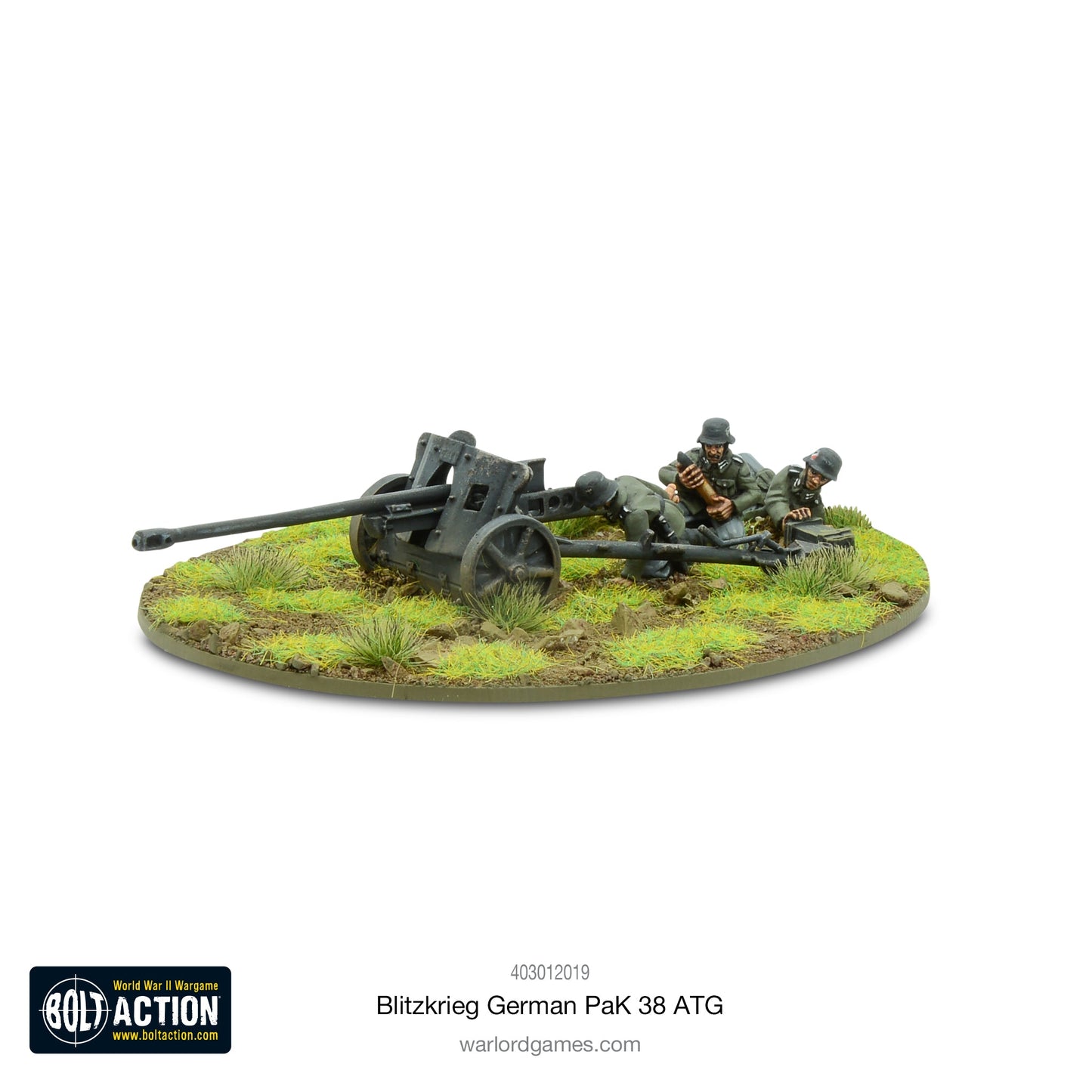 Bolt Action: German - Blitzkrieg German Pak 38 5cm anti-tank gun (1941-42)