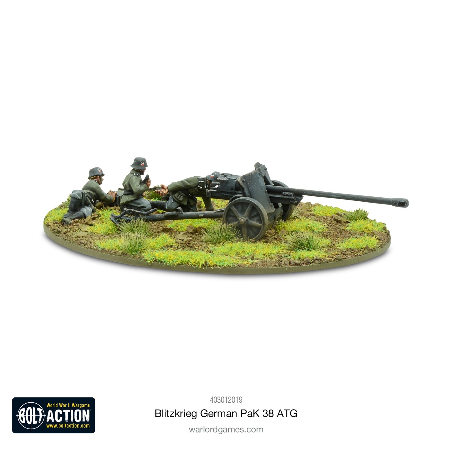 Bolt Action: German - Blitzkrieg German Pak 38 5cm anti-tank gun (1941-42)