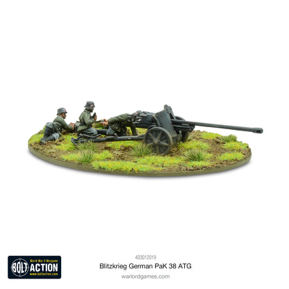 Bolt Action: German - Blitzkrieg German Pak 38 5cm anti-tank gun (1941-42)