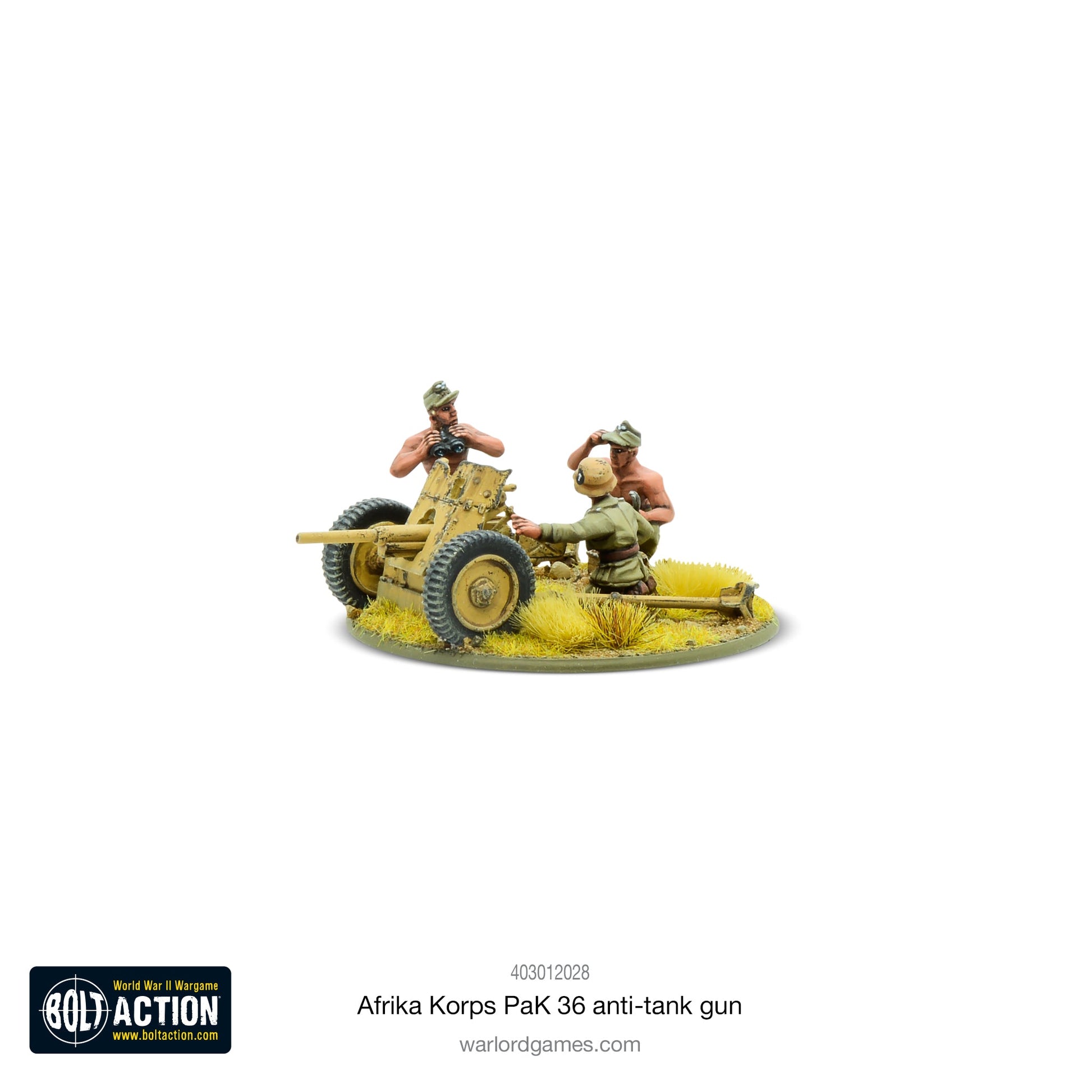 Bolt Action: German - Afrika Korps Pak 36 light anti-tank gun