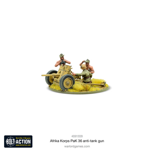 Bolt Action: German - Afrika Korps Pak 36 light anti-tank gun