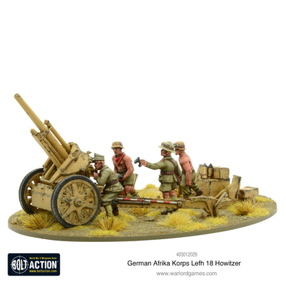 Bolt Action: German - Afrika Korps LeFH 18 10.5cm medium artillery