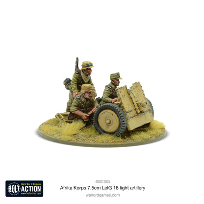 Bolt Action: German - Afrika Korps 7.5cm LeIG 18 light artillery