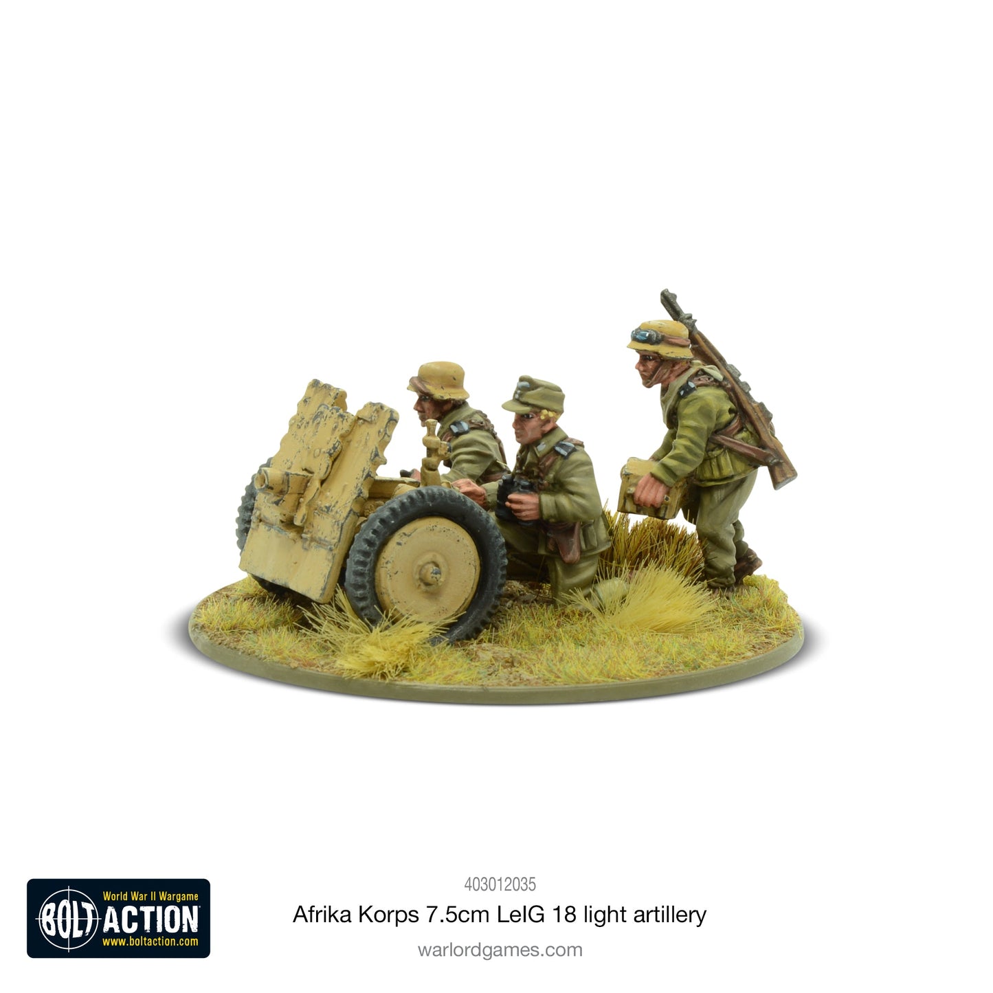 Bolt Action: German - Afrika Korps 7.5cm LeIG 18 light artillery