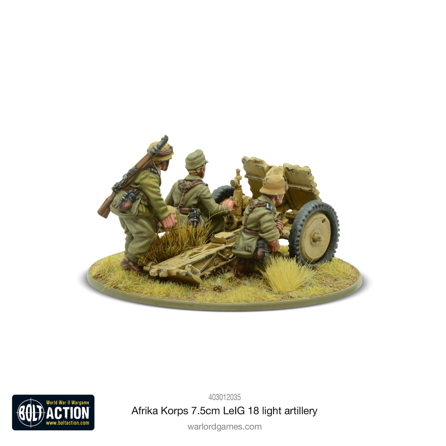 Bolt Action: German - Afrika Korps 7.5cm LeIG 18 light artillery