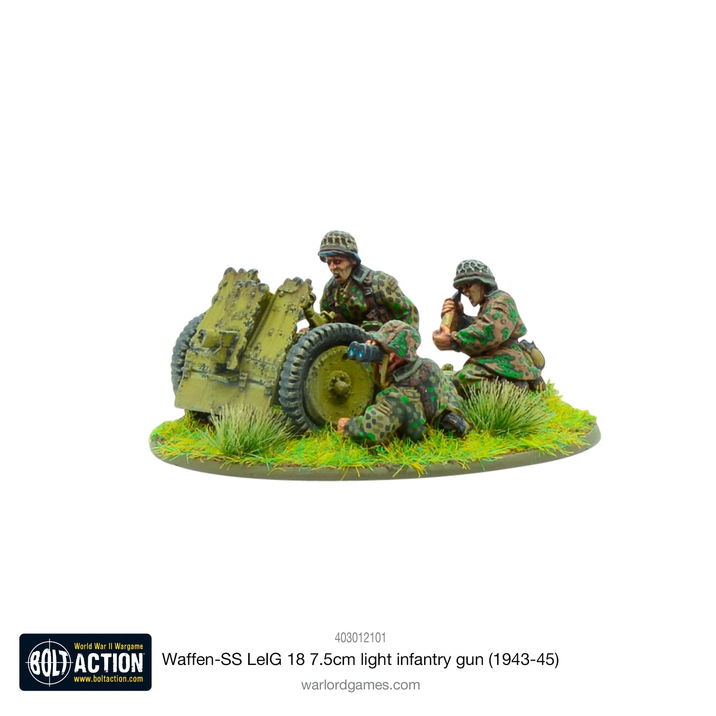 Bolt Action: German - Waffen-SS LeIG 18 7.5cm light infantry gun (1943-45)