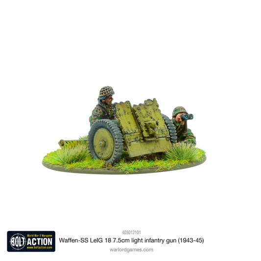 Bolt Action: German - Waffen-SS LeIG 18 7.5cm light infantry gun (1943-45)