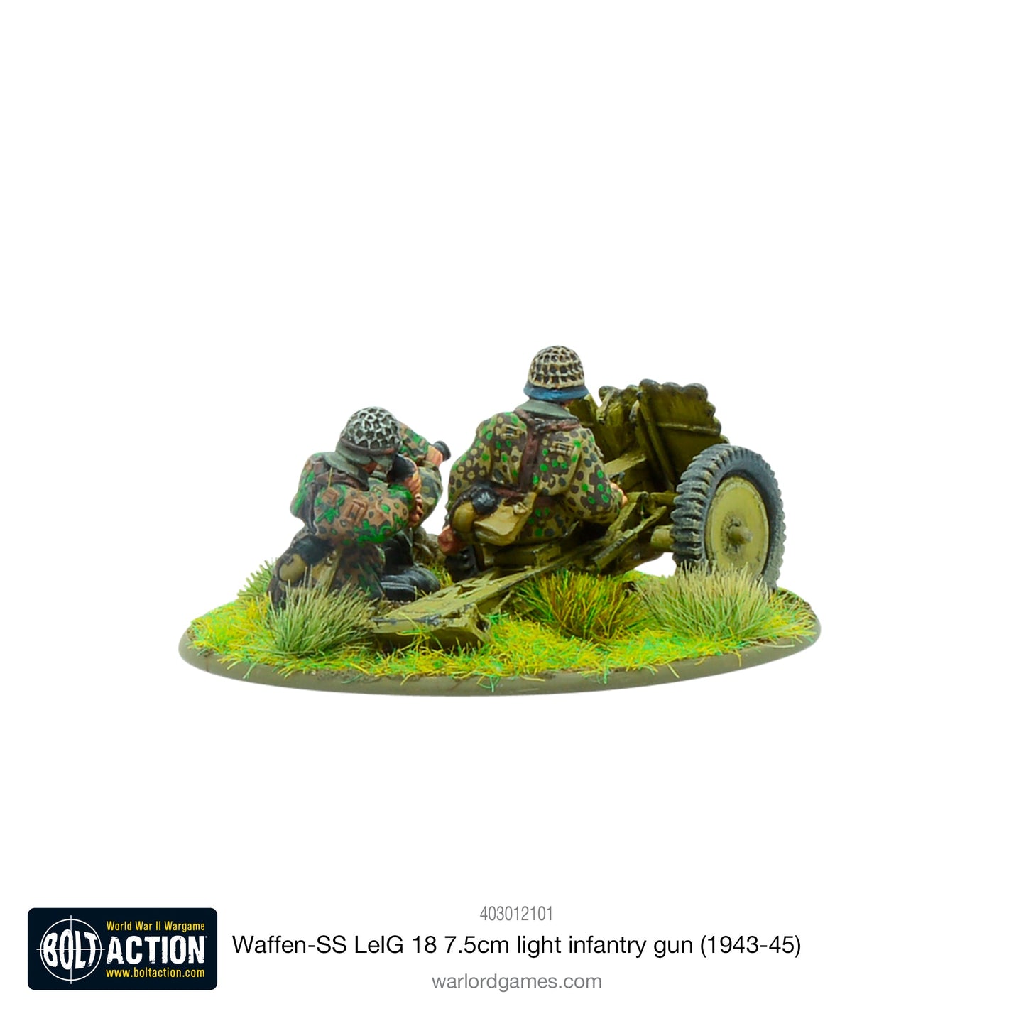 Bolt Action: German - Waffen-SS LeIG 18 7.5cm light infantry gun (1943-45)