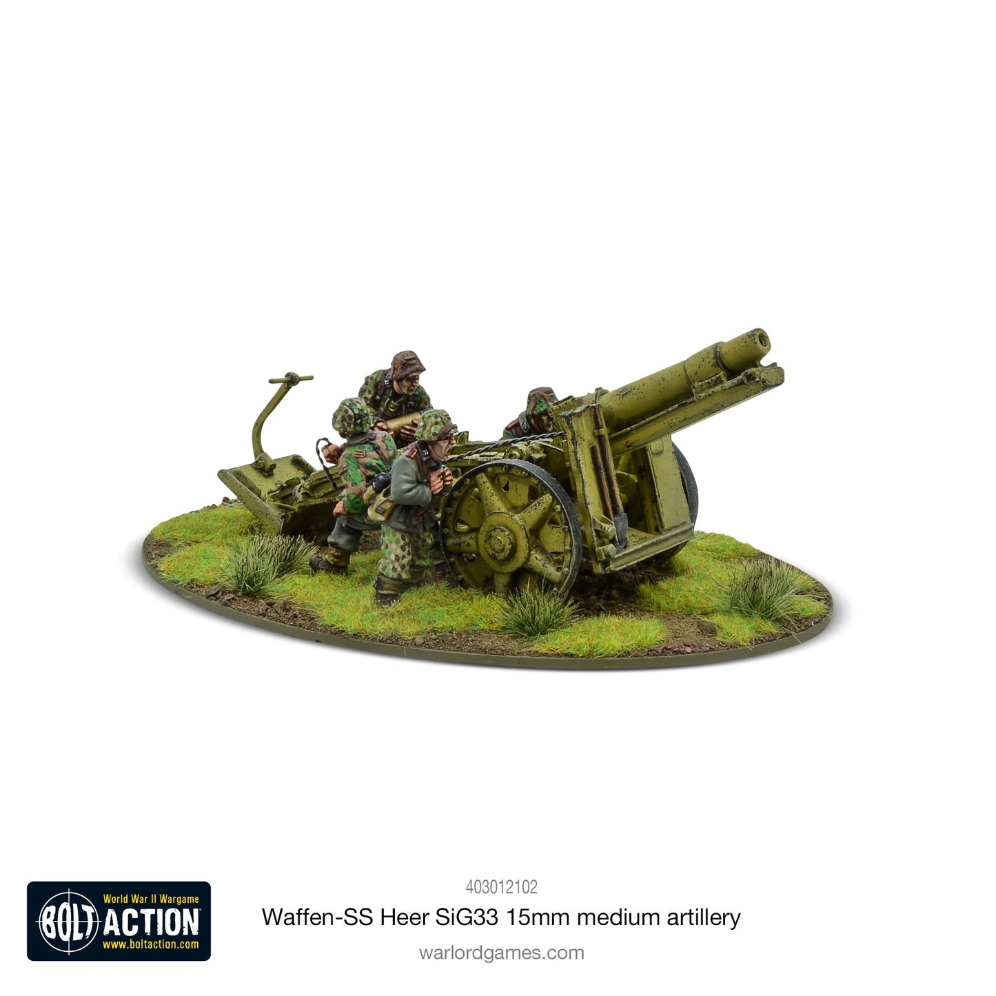 Bolt Action: German - Waffen-SS SIG 33 15cm heavy howitzer (1943-45)