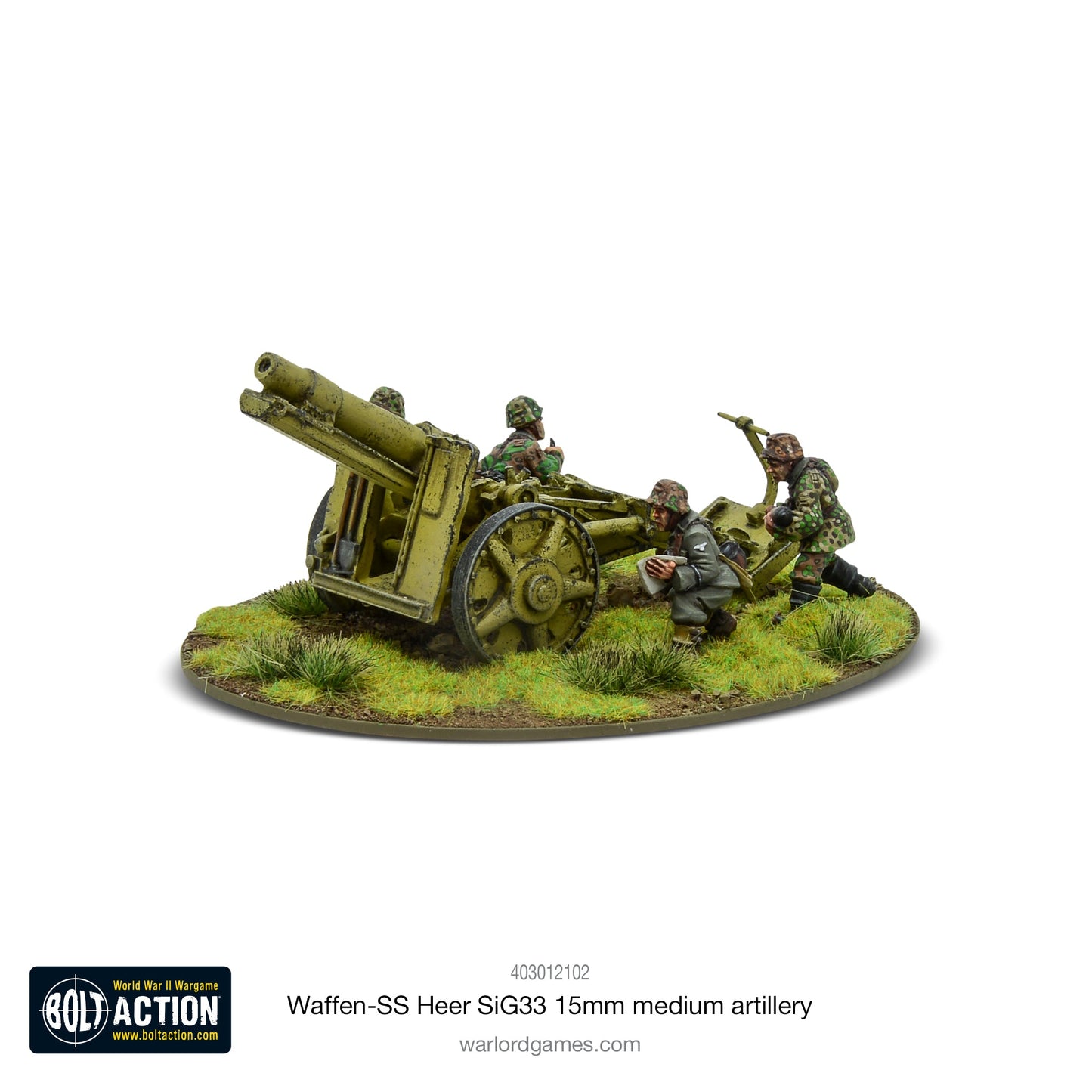 Bolt Action: German - Waffen-SS SIG 33 15cm heavy howitzer (1943-45)