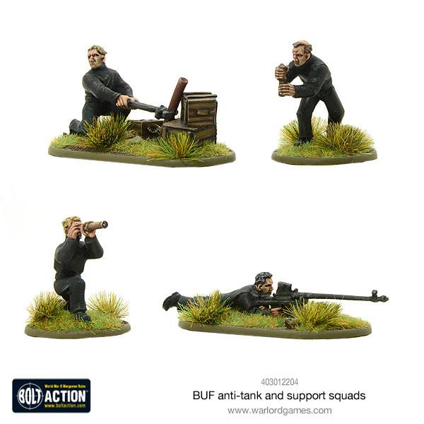 Bolt Action: German - BUF anti-tank and support squads