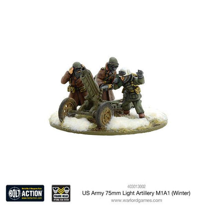 Bolt Action: USA - US Army 75mm Light Artillery M1A1 (Winter)
