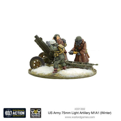 Bolt Action: USA - US Army 75mm Light Artillery M1A1 (Winter)