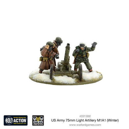 Bolt Action: USA - US Army 75mm Light Artillery M1A1 (Winter)