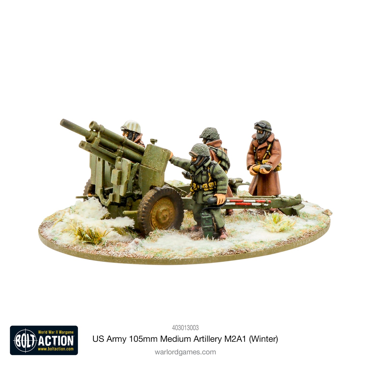 Bolt Action: USA - US Army 105mm Medium Artillery M2A1 (Winter)