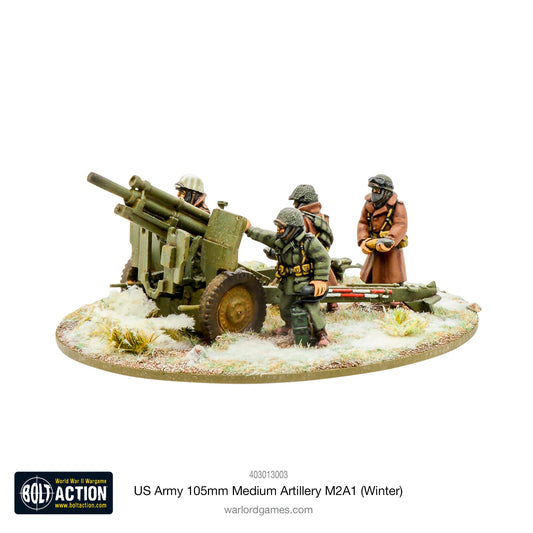 Bolt Action: USA - US Army 105mm Medium Artillery M2A1 (Winter)