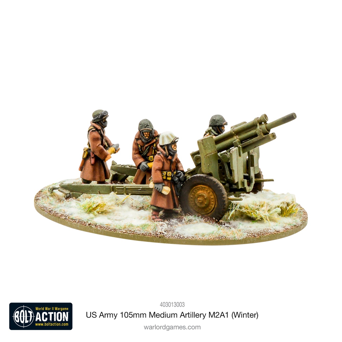 Bolt Action: USA - US Army 105mm Medium Artillery M2A1 (Winter)