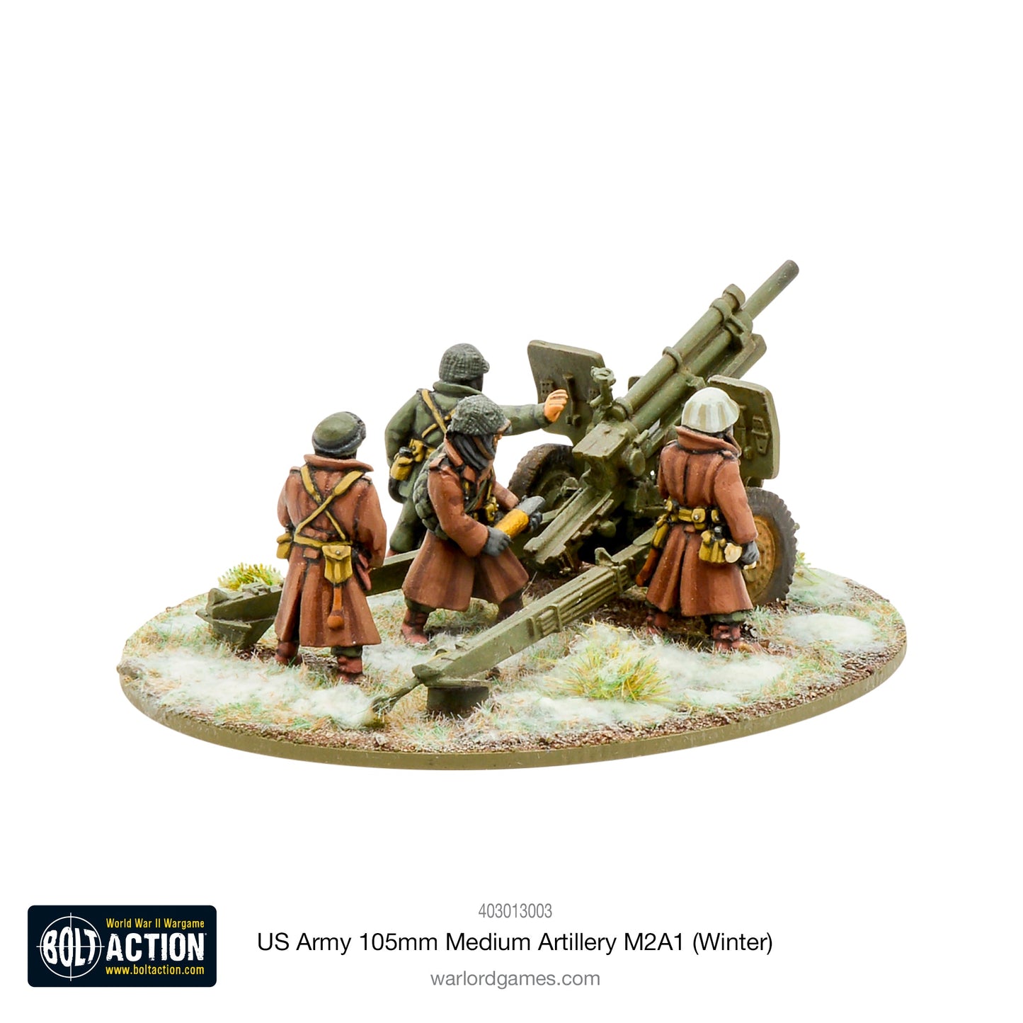 Bolt Action: USA - US Army 105mm Medium Artillery M2A1 (Winter)