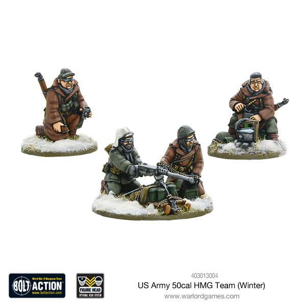 Bolt Action: USA - US Army 50cal HMG Team (Winter)