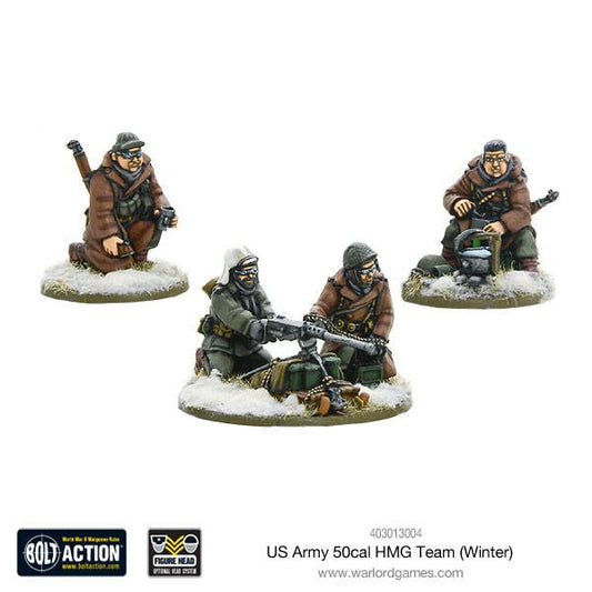 Bolt Action: USA - US Army 50cal HMG Team (Winter)
