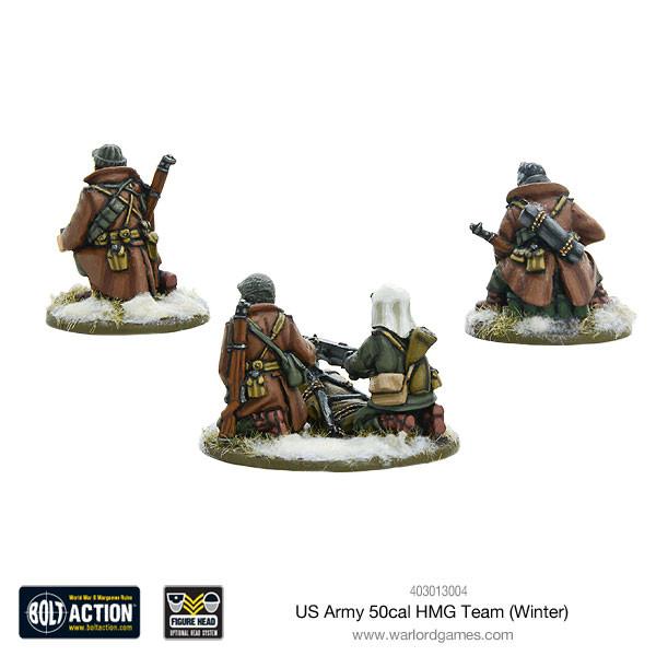 Bolt Action: USA - US Army 50cal HMG Team (Winter)
