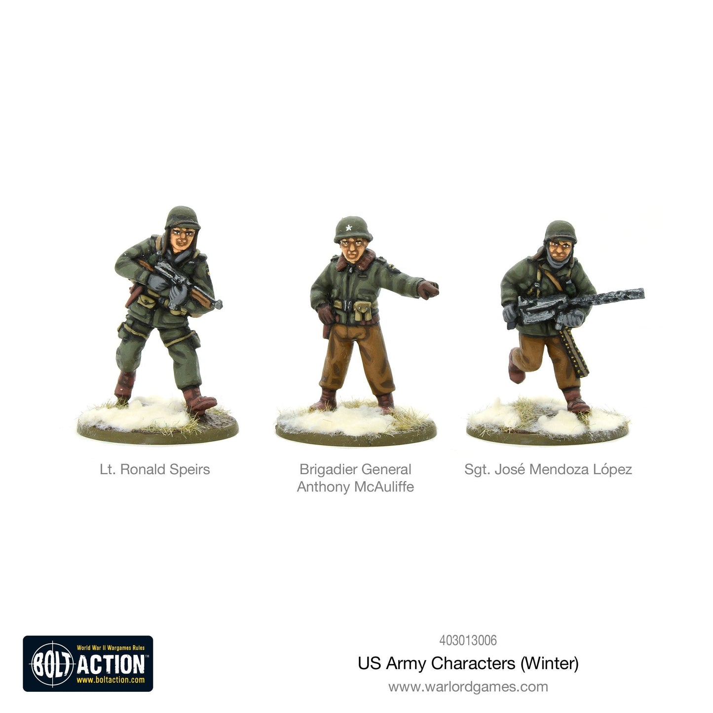 Bolt Action: USA - US Army Characters (Winter)