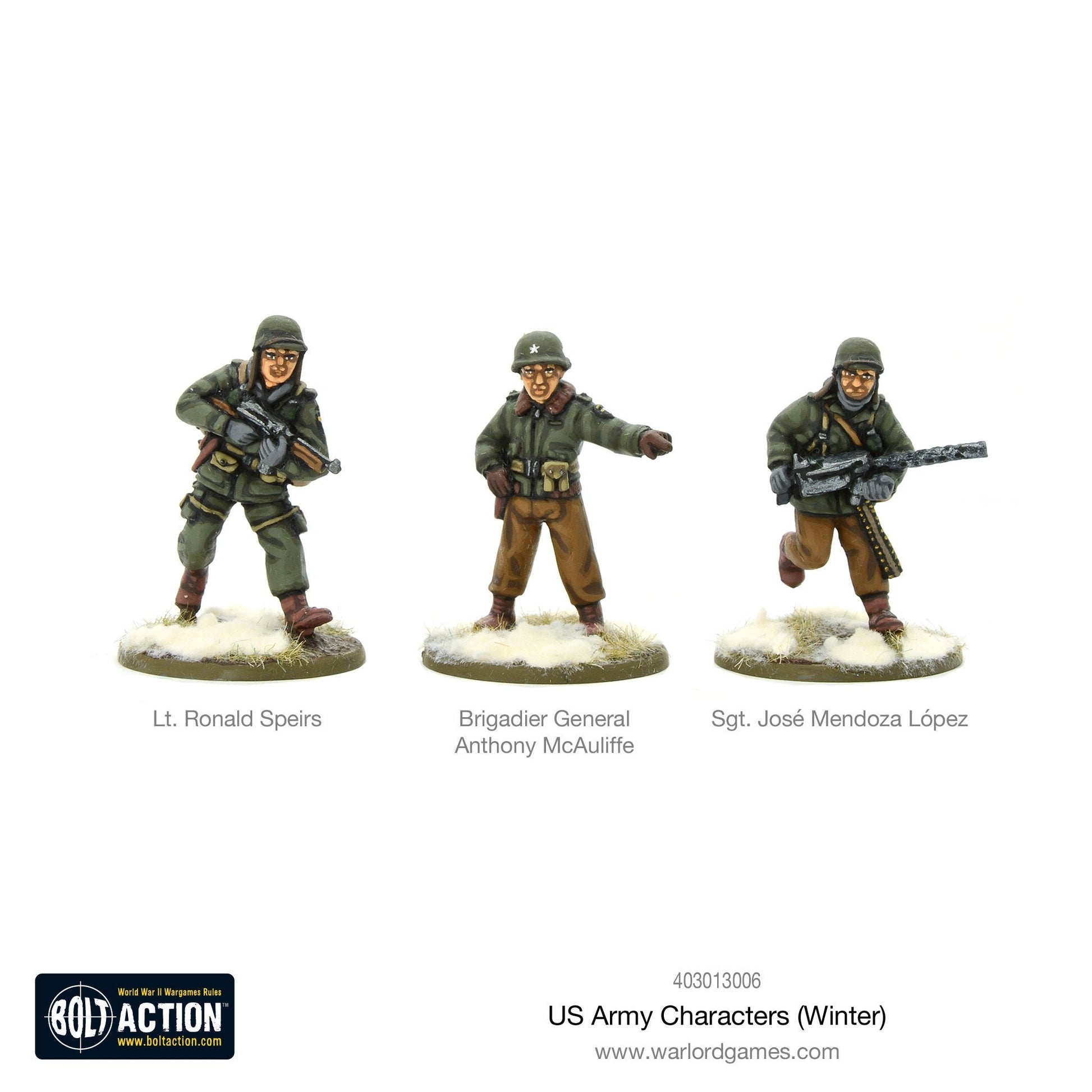 Bolt Action: USA - US Army Characters (Winter)