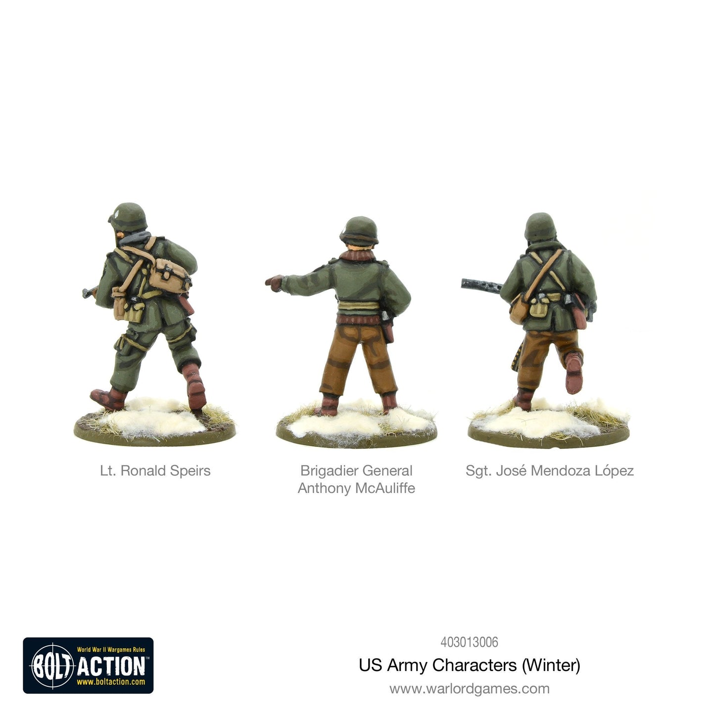 Bolt Action: USA - US Army Characters (Winter)