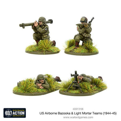 Bolt Action: USA - US Airborne Bazooka & light mortar teams (1944-45)